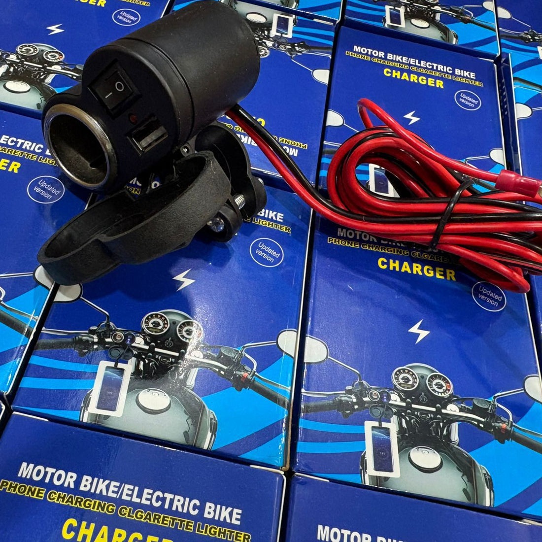 Motorcycle Handlebar Phone Charger Waterproof