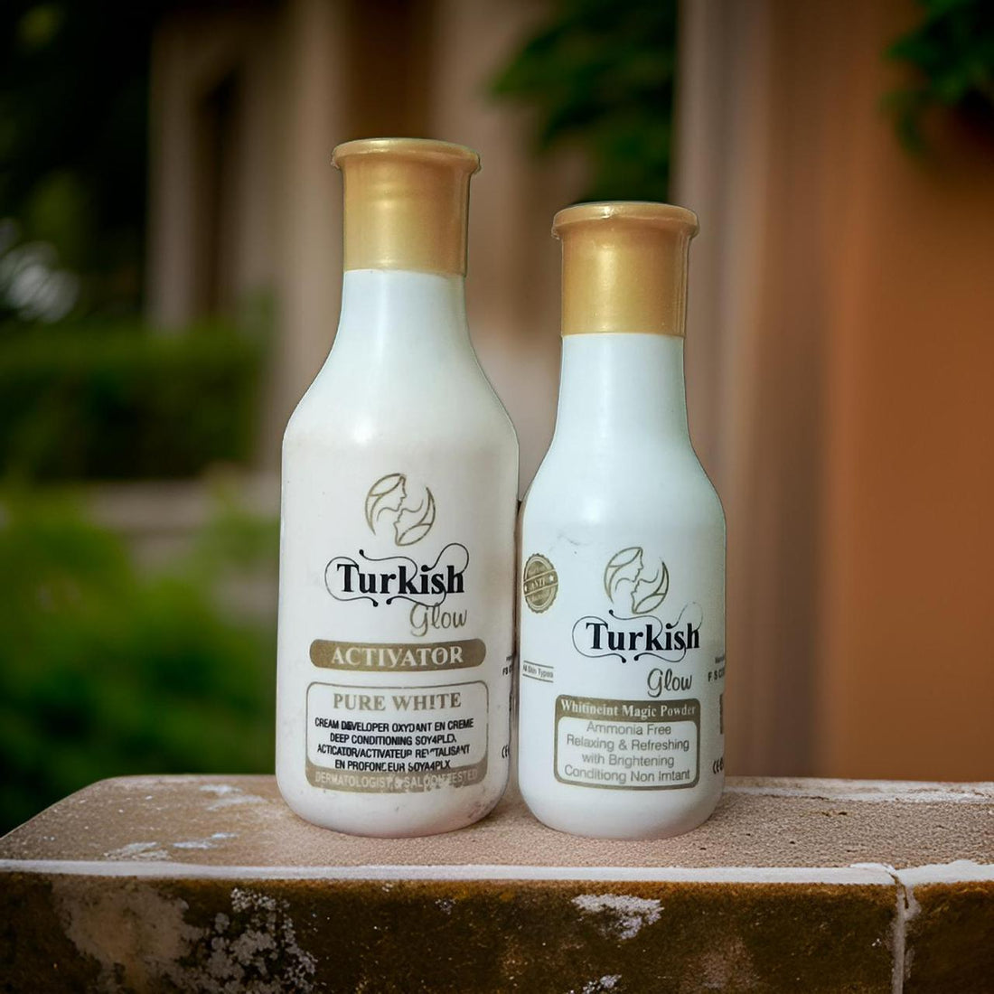 Turkish golden glow  whitening skin polish