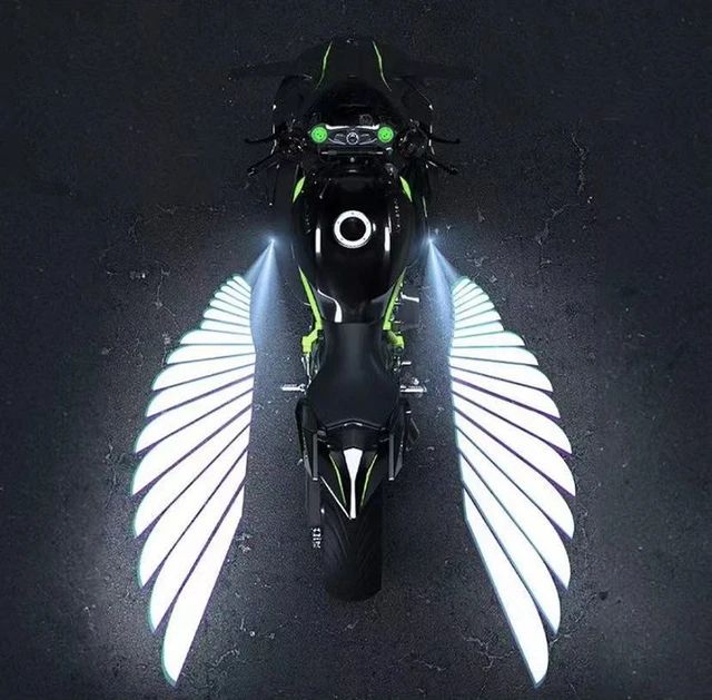 (2pc) New Angel wing led lamp for car jeeps and motorcycle