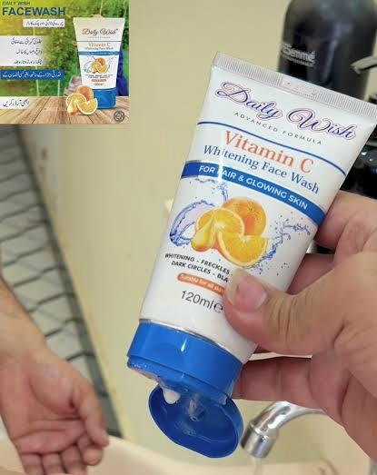 Vitamin C whitening face wash