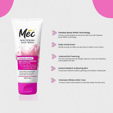 Mec whitening face wash 100% result