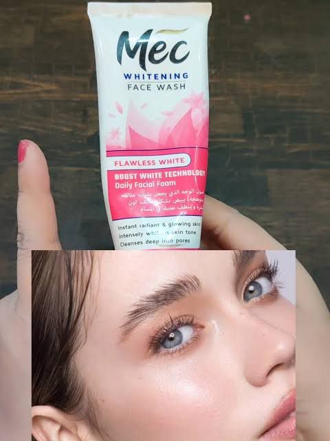 Mec whitening face wash 100% result