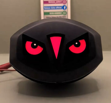 RED eyes back light 3d